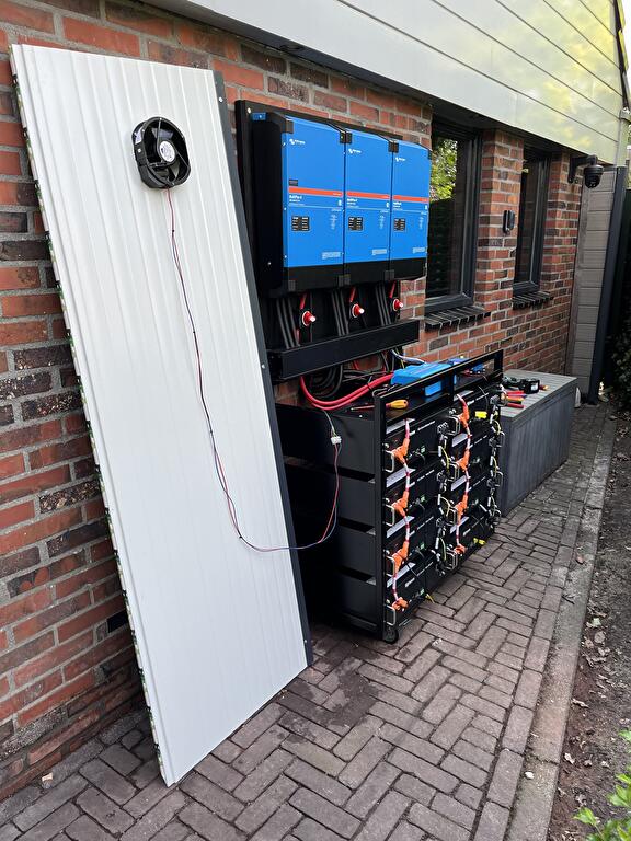 Buiten behuizing Accu systeem