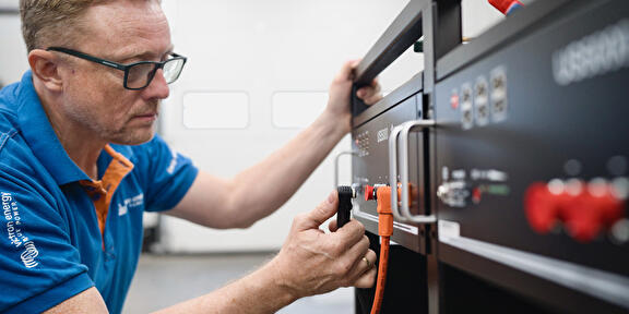 28,8Kwh Dynamische ESS installatie, buiten geplaatst.