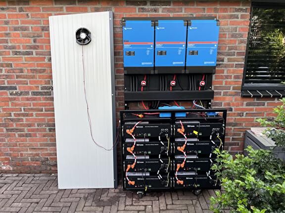 Buiten behuizing Accu systeem