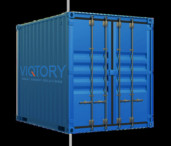 Accu opslag container