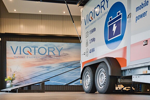 Energie opslag aanhanger